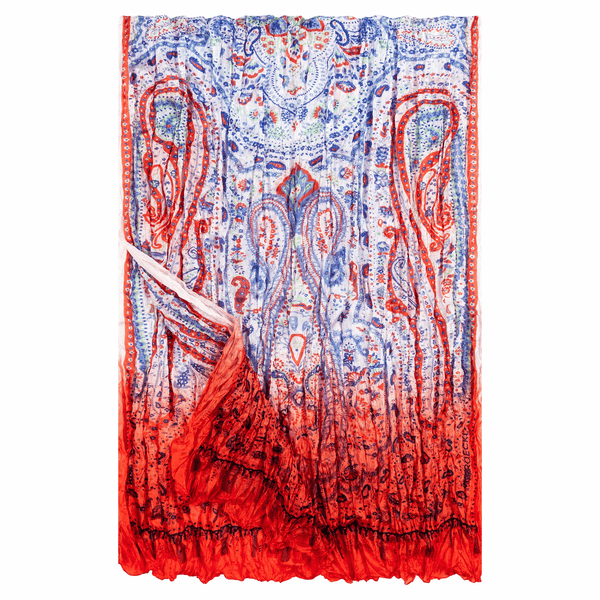 Pleated Ombré 115x180 - multi flamingo