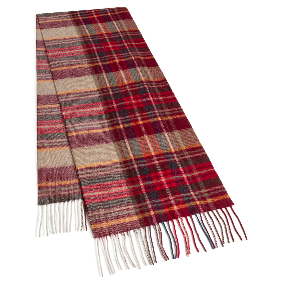 Scottish Tartan Men 30x180 - multi red