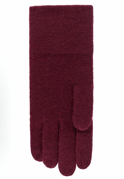 Pure Cashmere Handschuhe - burgundy