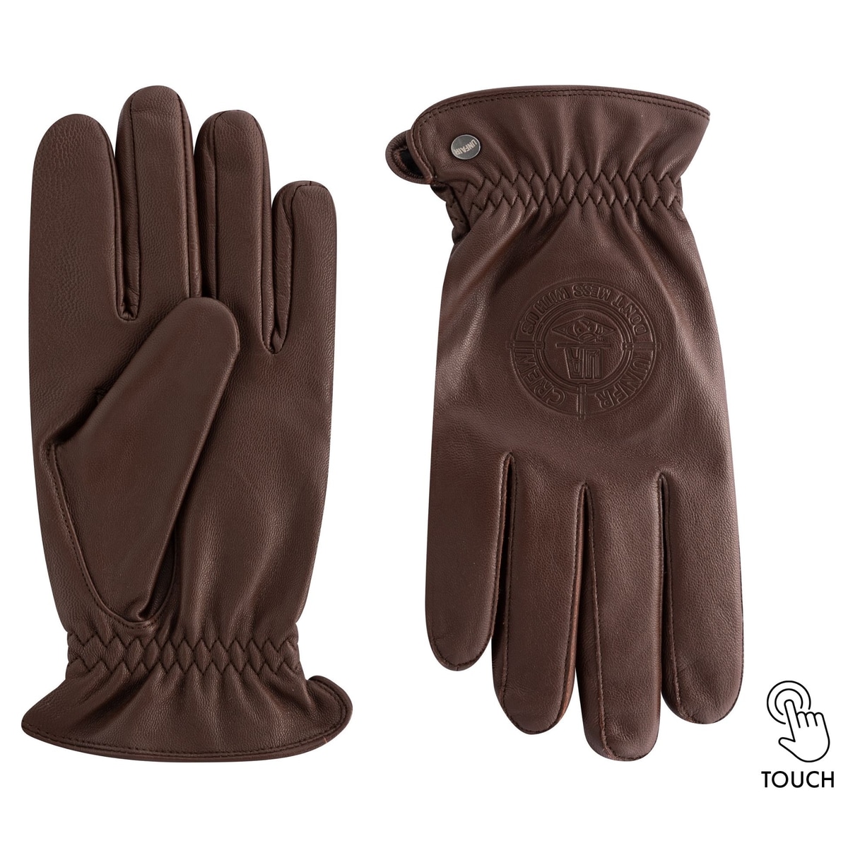 ROECKL x Unfair Athletics Lederhandschuhe - coffee