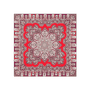 Timeless Paisley 70x70  - multi red