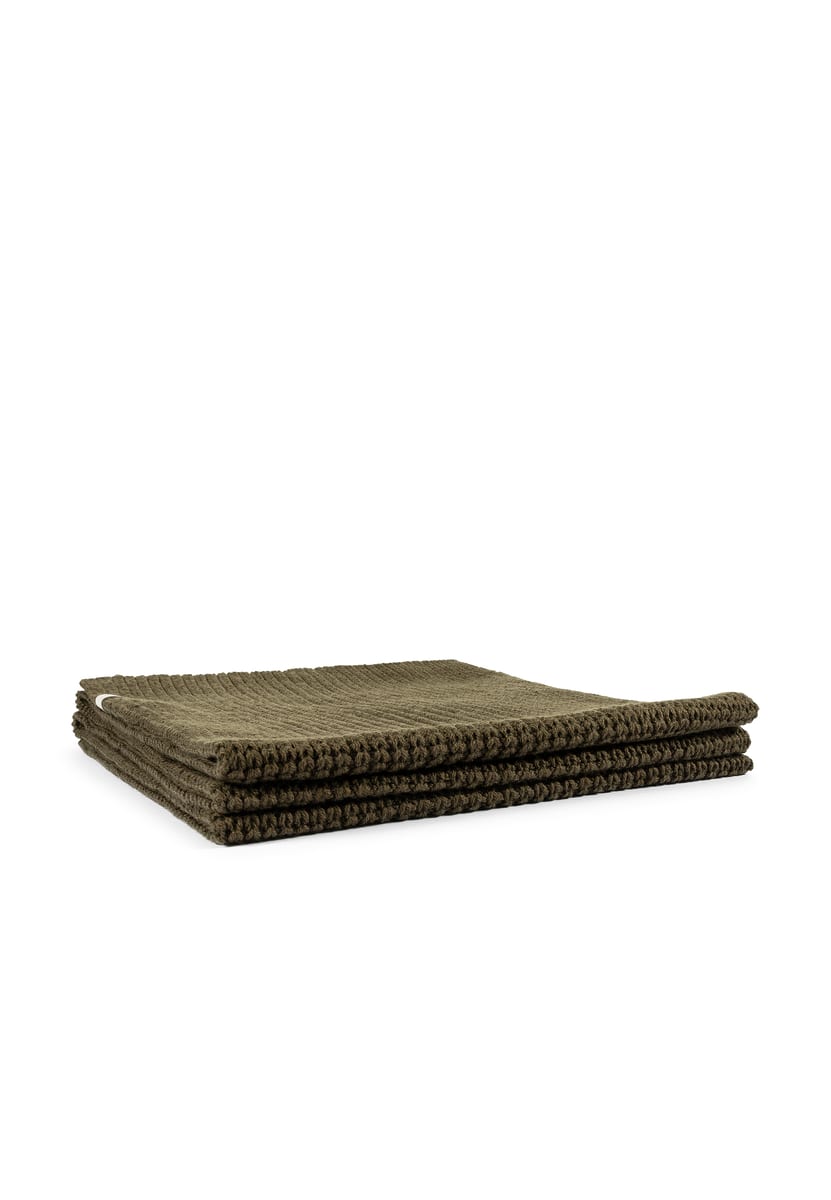 Pure Merino Schal 27x180 - khaki