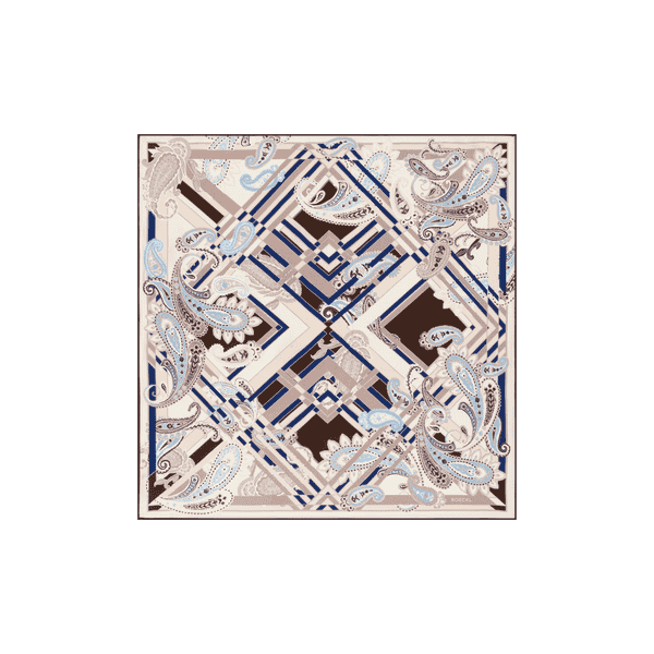 Check Paisley 53X53 - multi coffee
