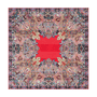 Bold Paisley 90x90 - multi red