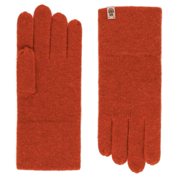 Pure Cashmere Handschuhe - brick