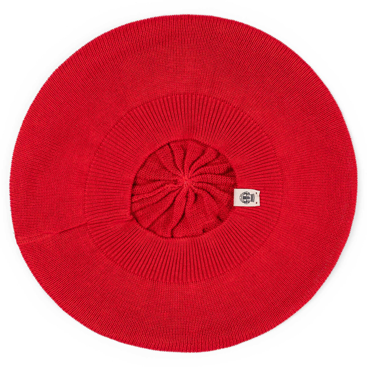 Calais/Light Bamboo Baske - poppy red