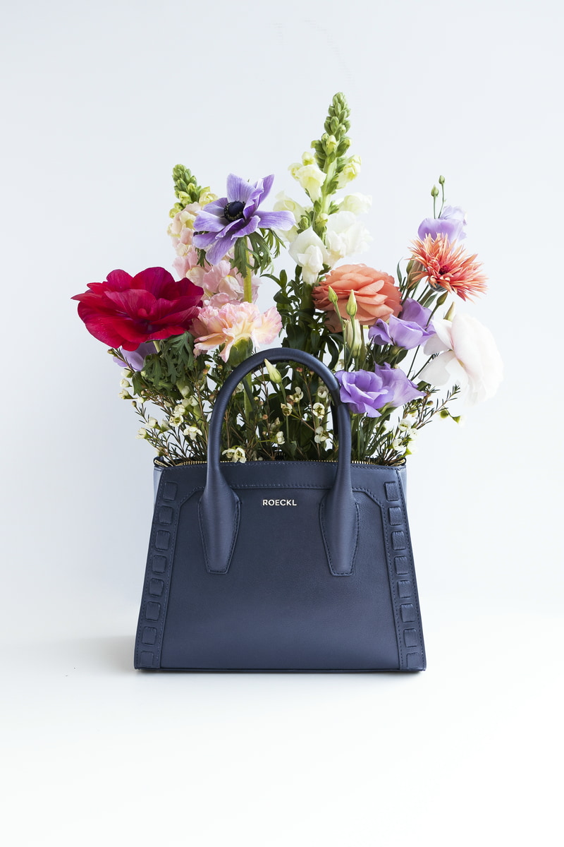 Mathilde crafted small - navy