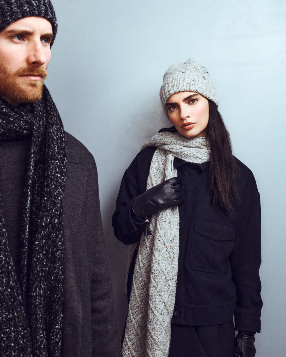 Winter Tweed Mütze - clay