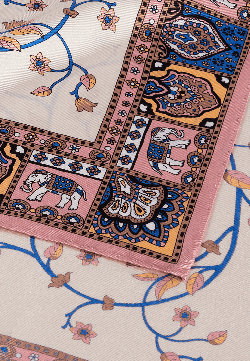 Elephant Garden 53x53 - multi pastel