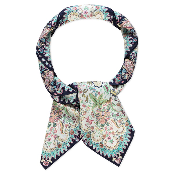 Fior di Seta 140x140  - multi navy