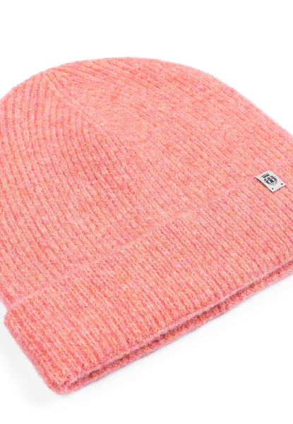 Snow Time Umschlagmuetze - peach blush