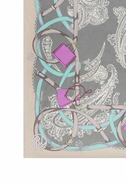 Noble Paisley 90x90 - multi creme