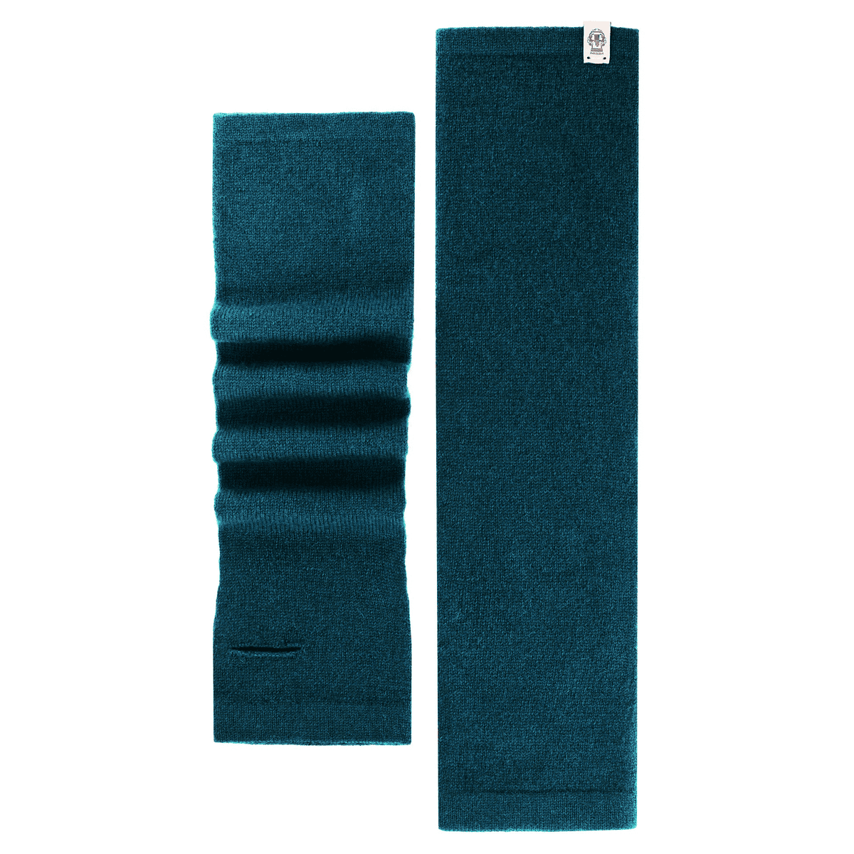 Pure Cashmere Stulpe - emerald