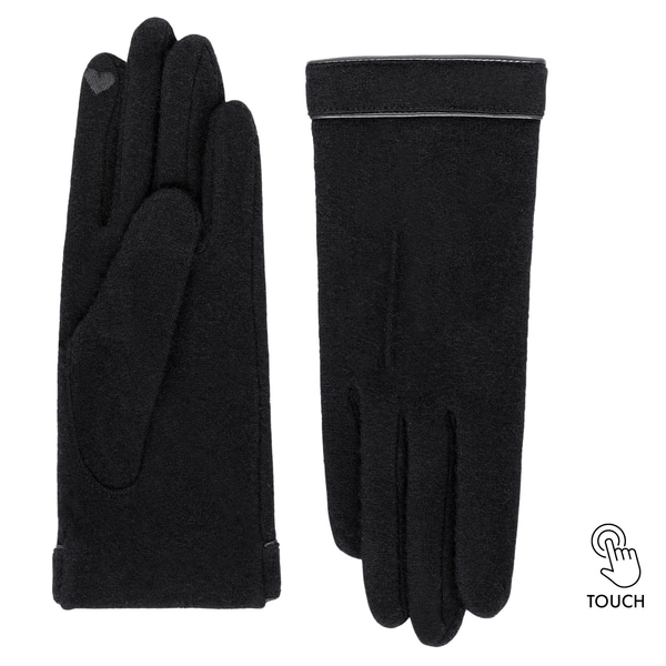 Leather Piping Touch - black