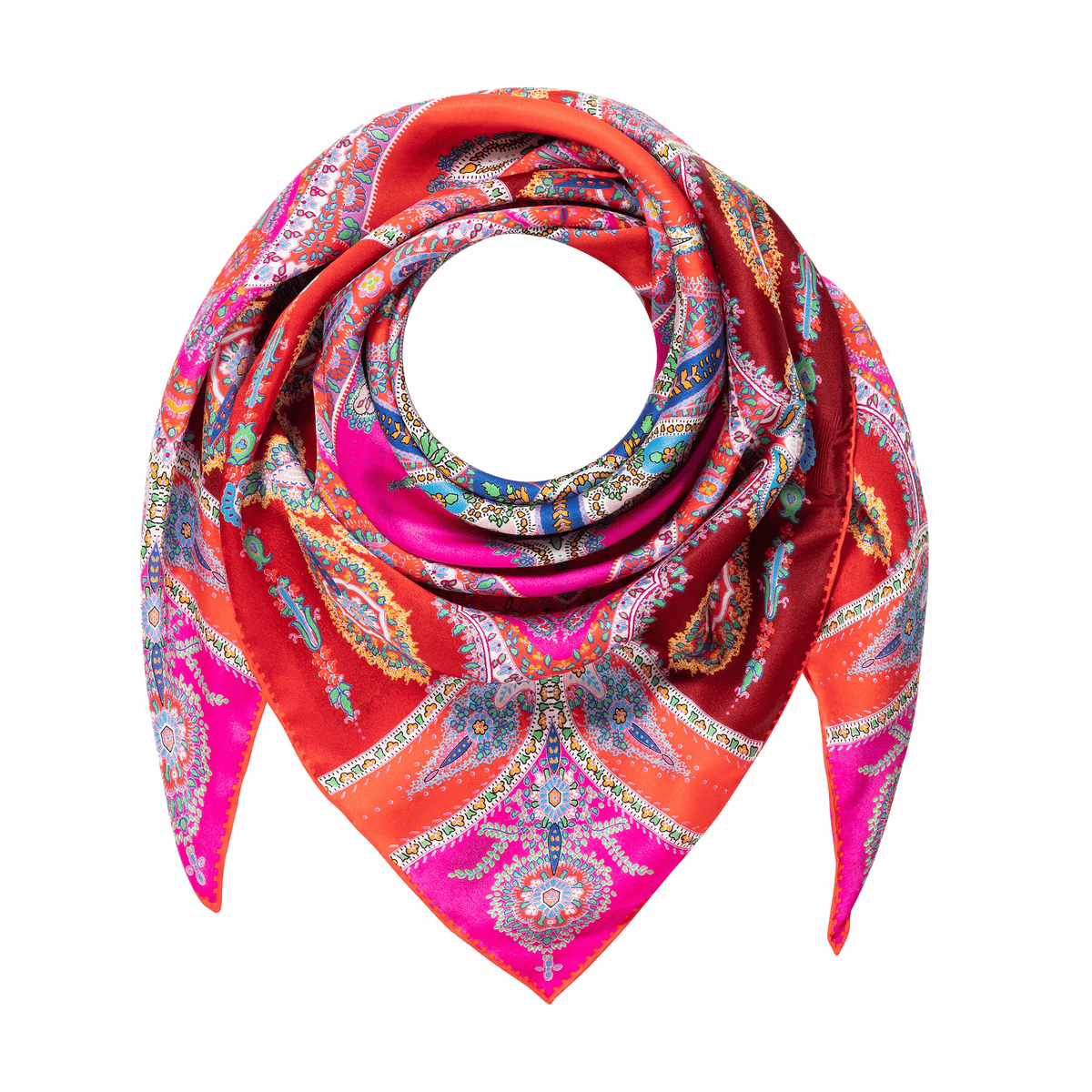 Kaleidoscope 90x90 90x90 - multi red