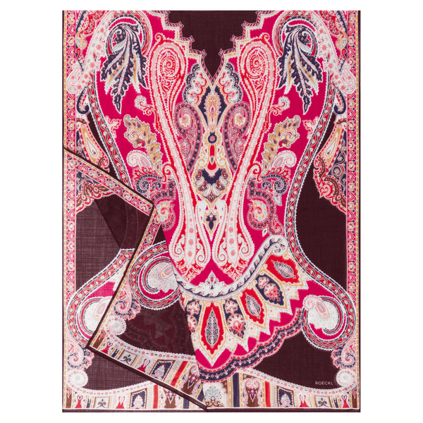Porta Paisley 70x180 - multi magenta
