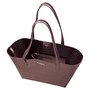Carol Shopper metallic large  - wine