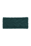 Braided Cashmere Stirnband - emerald