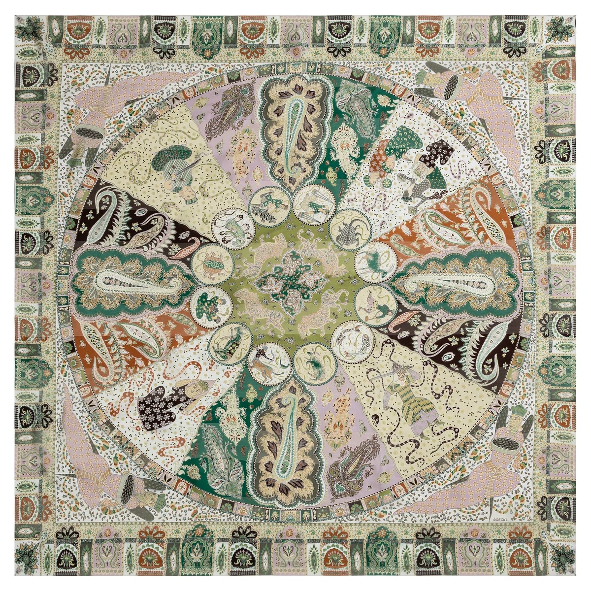 Persisches Horoskop 140x140 - multi olive