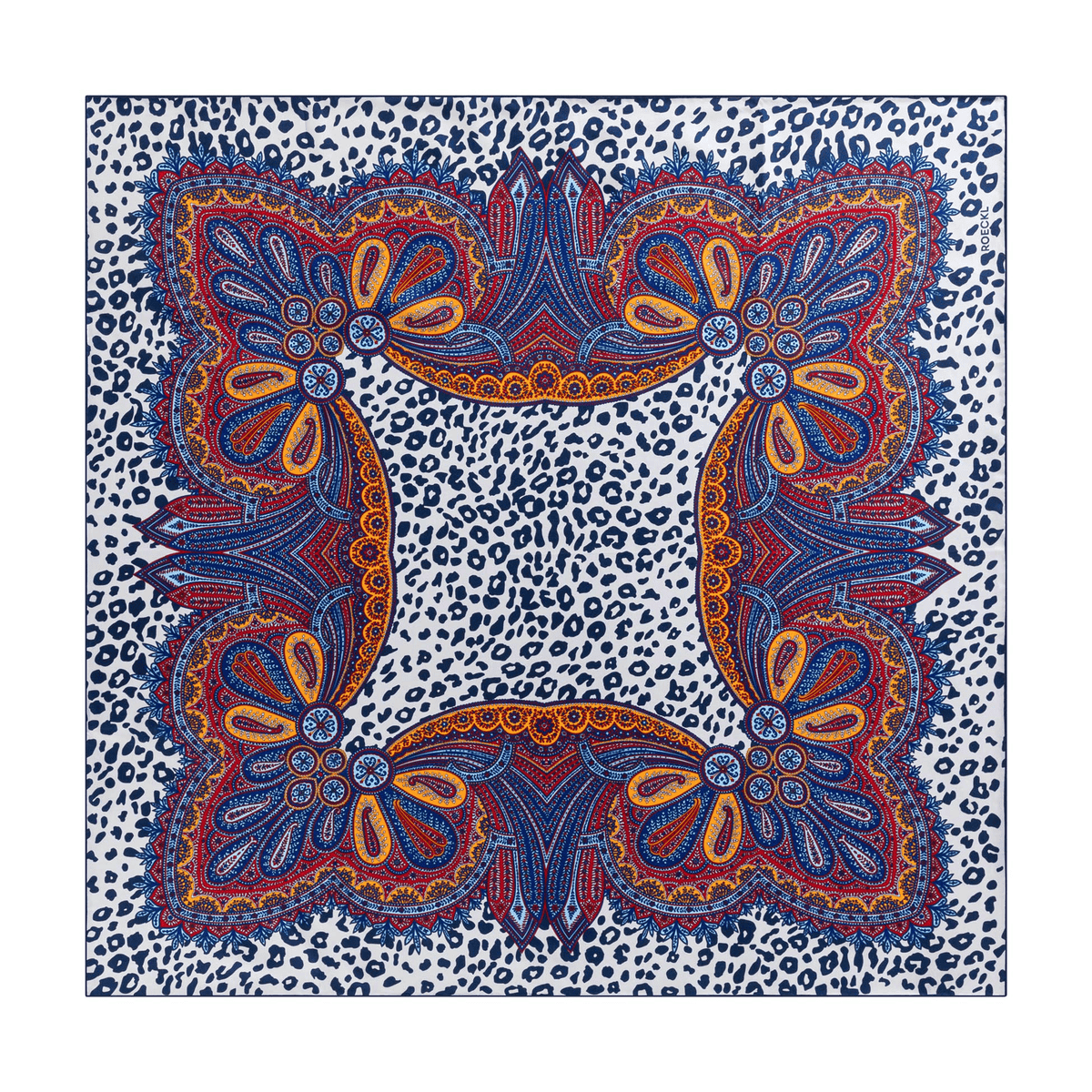 Wild Frame 90x90  - multi blue