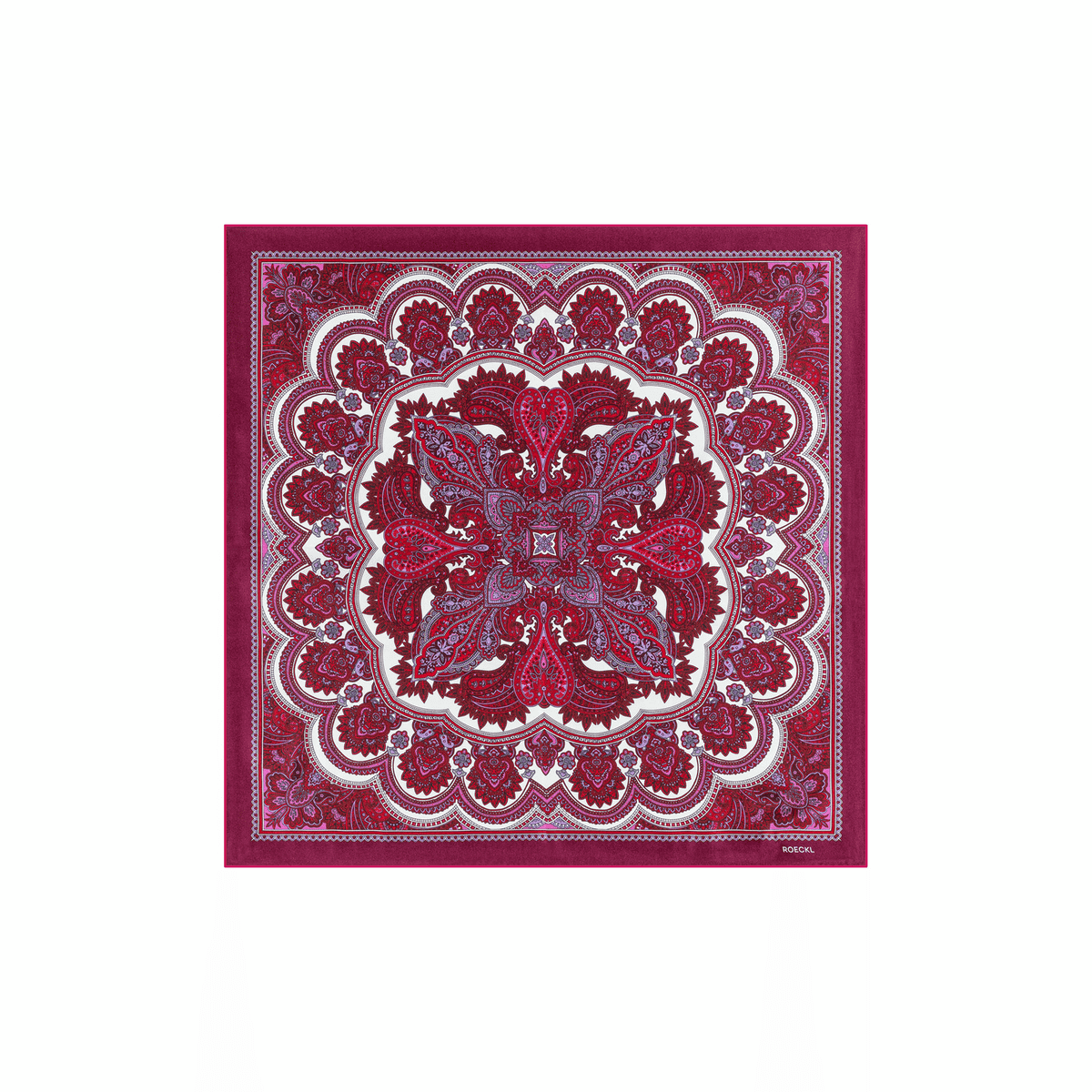 Fine Paisley 53x53  - multi wine