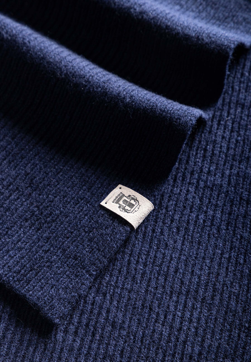 Manhattan Schal 35x180  - classic navy