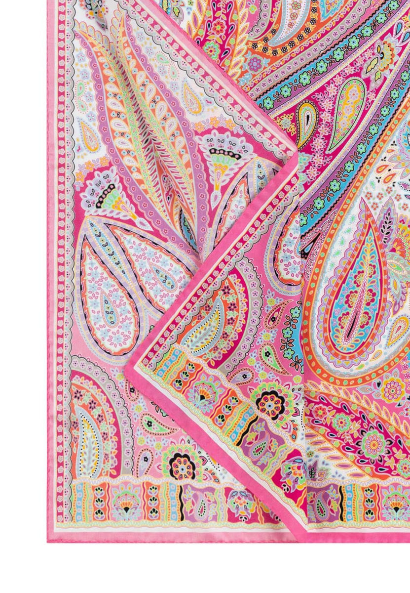 Paisley Festival 45x180 - multi rose