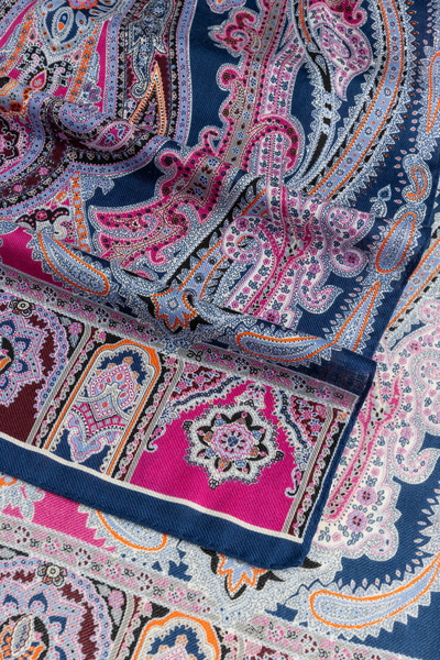 Harfen Paisley 70x170 - multi indigo