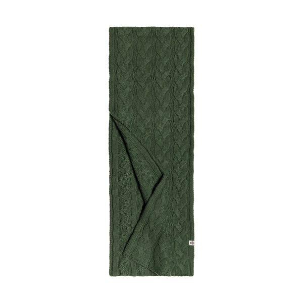 Braided Cashmere Schal 30x180 - pine