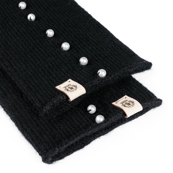 Pearl Line Handschuh - black