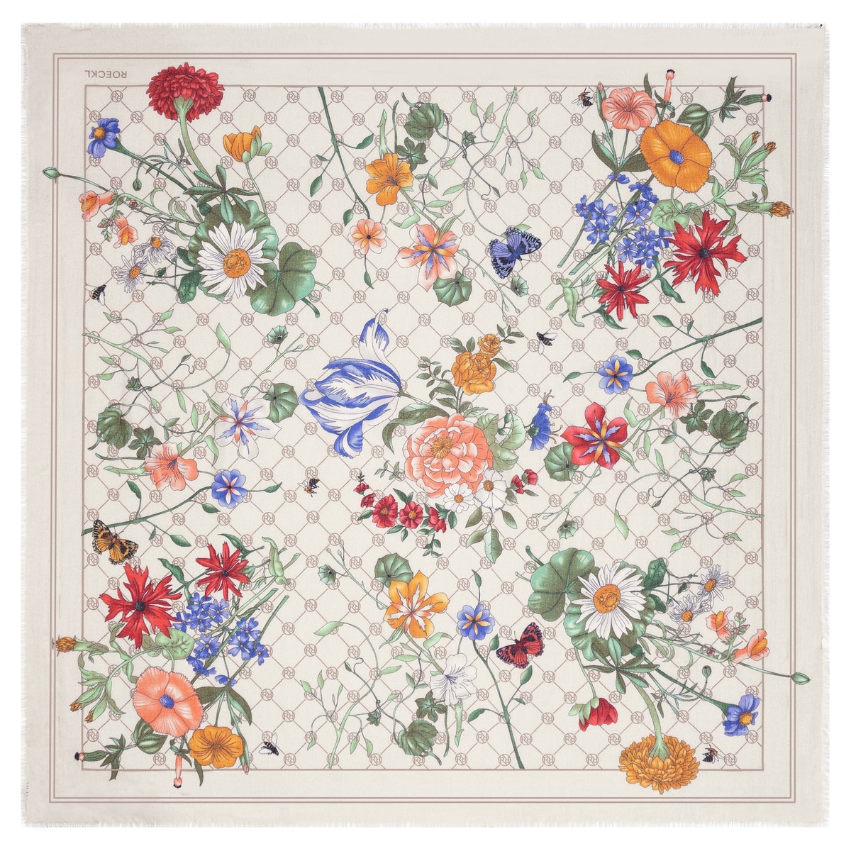 Glowing Bouquet 140x140 - multi creme