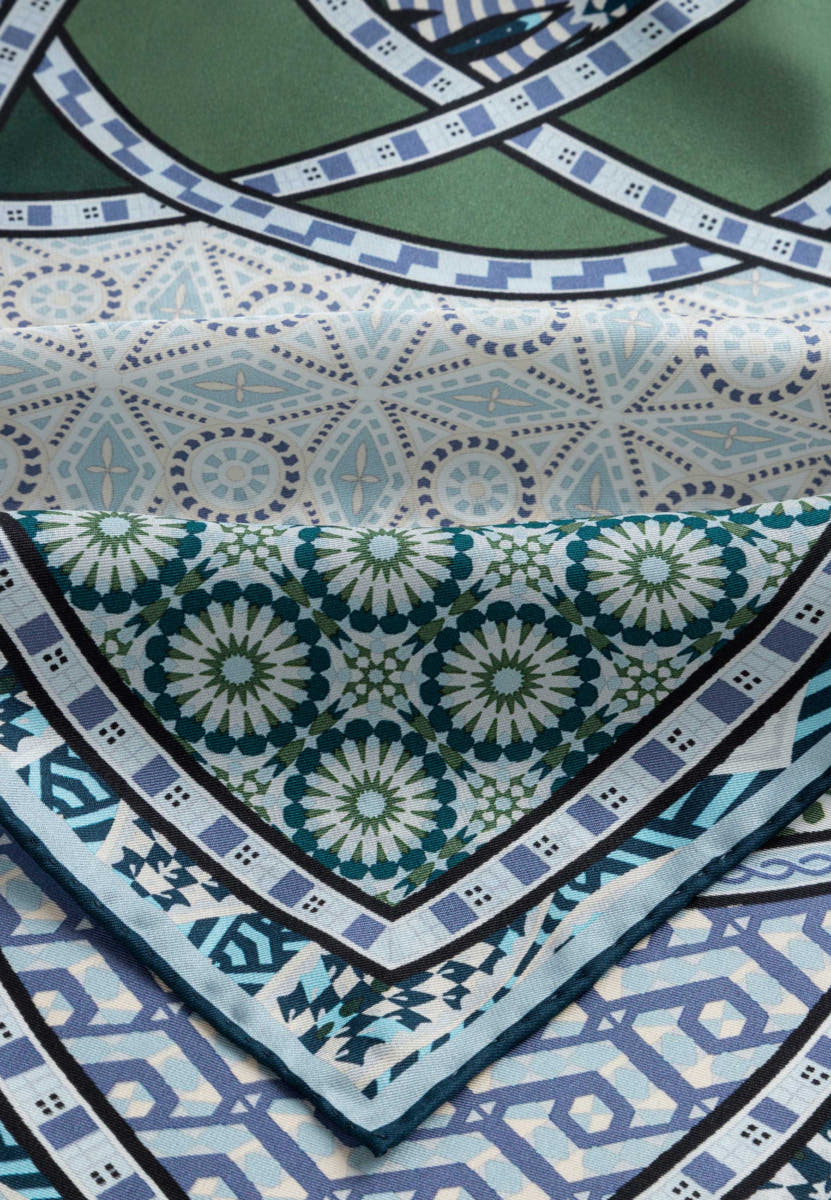 Kaleidoskope 53x53 - multi emerald