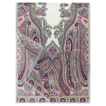 Paisley Reverie 70x180  - multi pastel