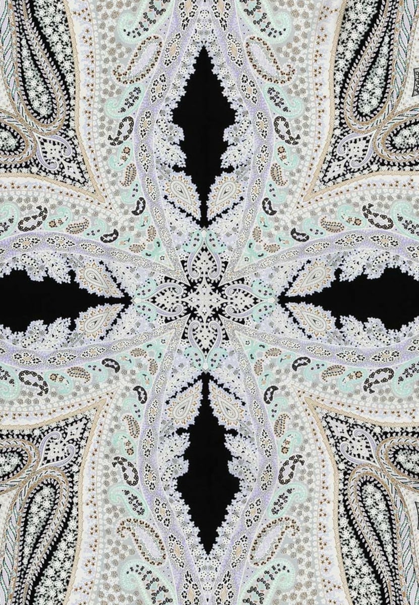 Mini Alhambra 90x90 - black/silver