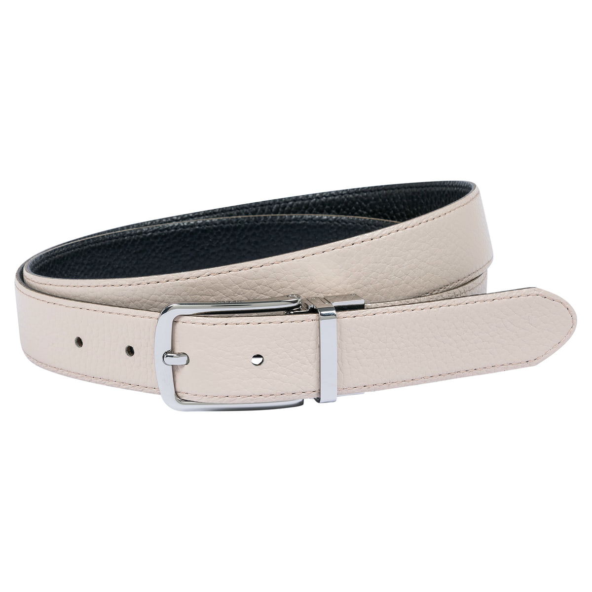 Amie reversible 3cm - black/creme