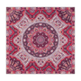 Small Circular Paisley 90x90  - multi wine