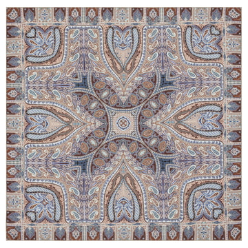 Winter Alhambra Paisley 140x140 - multi brown