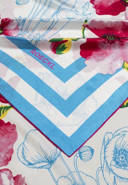 Poppy Rush 130x130  - turquoise/pink