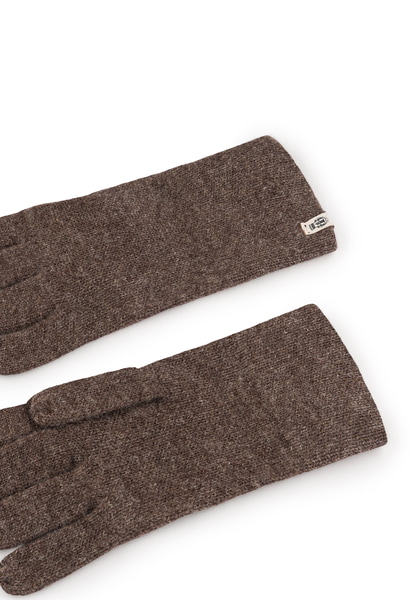 Pure Cashmere Handschuhe - coffee