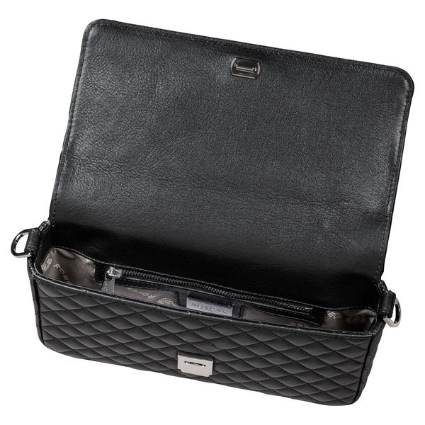 Emilia Shoulder bag Quilted XS - black