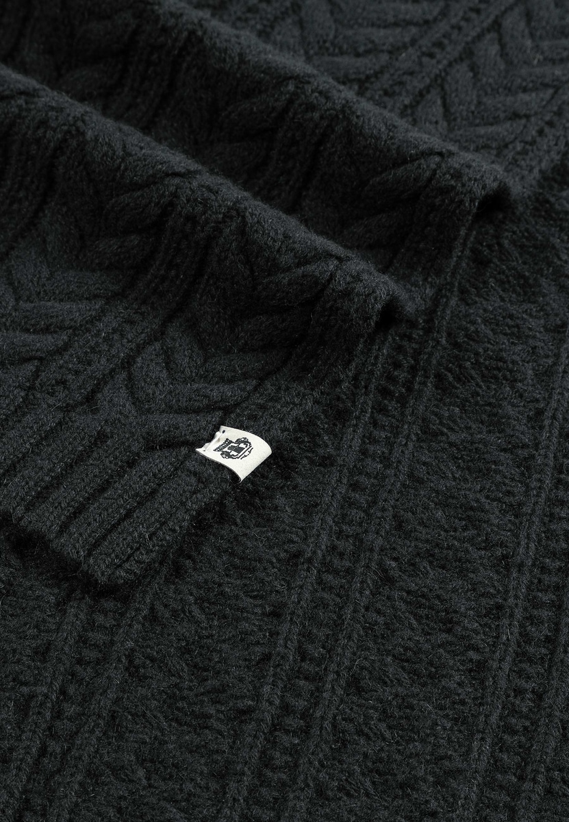 Cashmere Twist Schal 30x180  - black