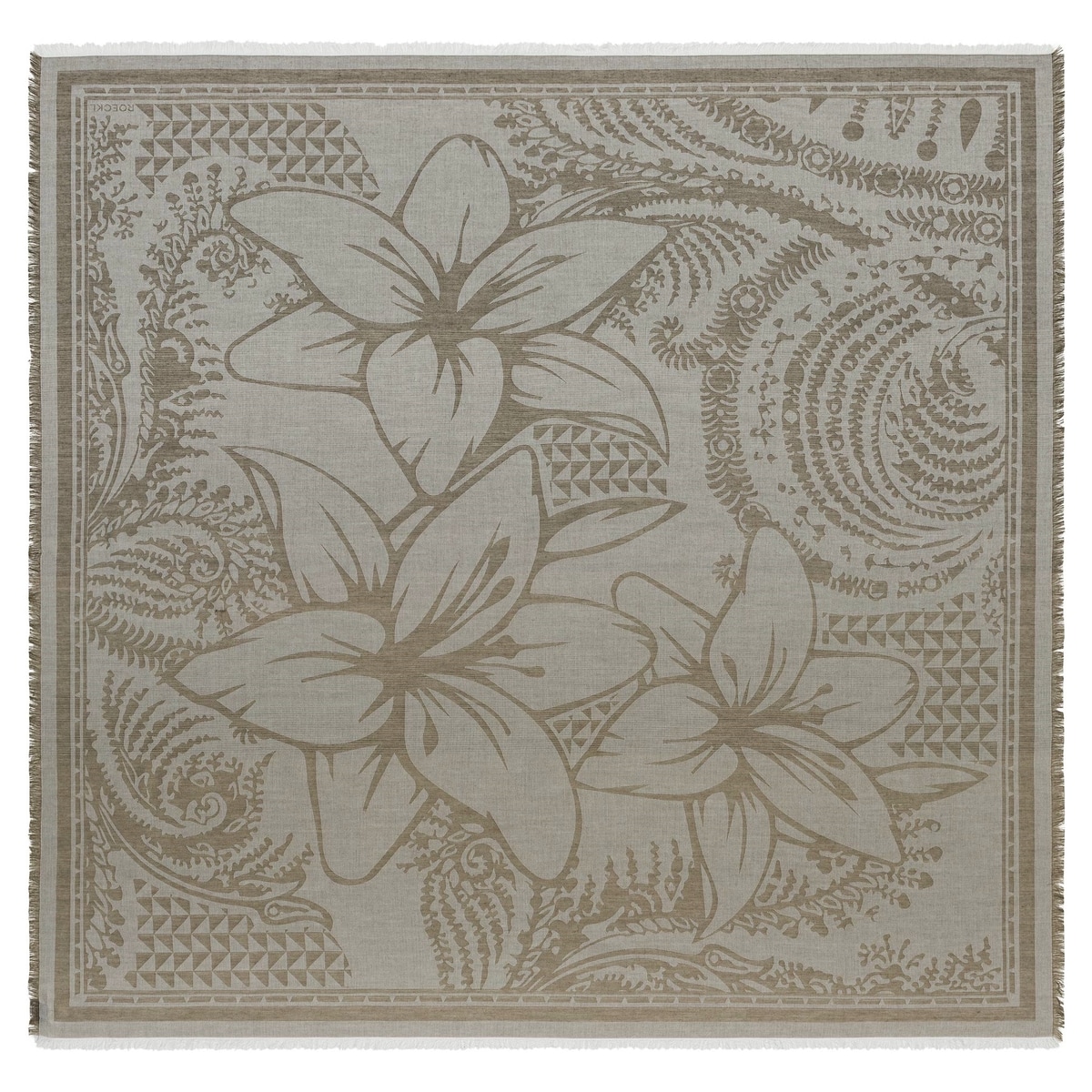 Lily Pattern 142x145 - olive