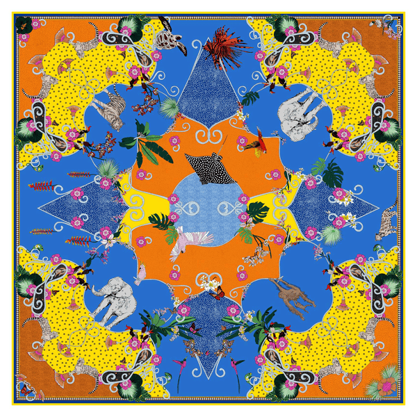 Jungle Dream 130x130 - multi colour