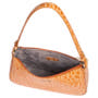 Cleo small Croco  - safran