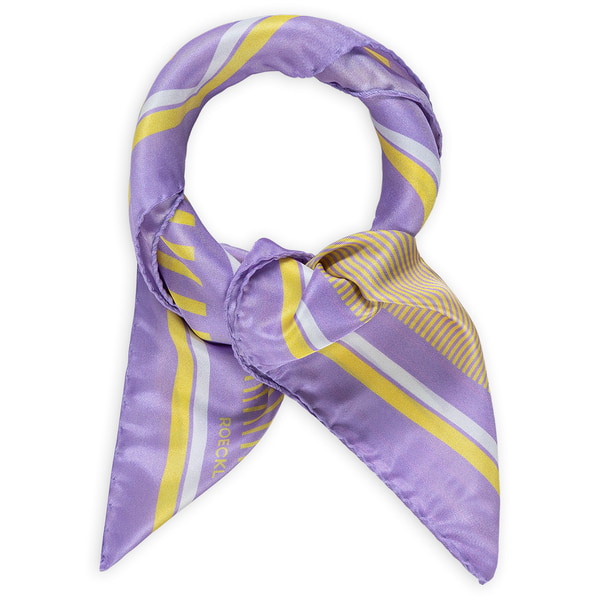 Two Tone Stripes 53x53 - lavender