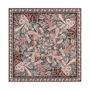 Wool Feather 90x90  - black multi