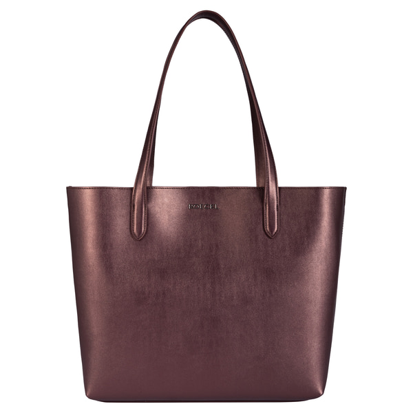 Carol Shopper metallic large  - wine