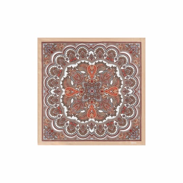 Fine Paisley 53x53 - multi beige