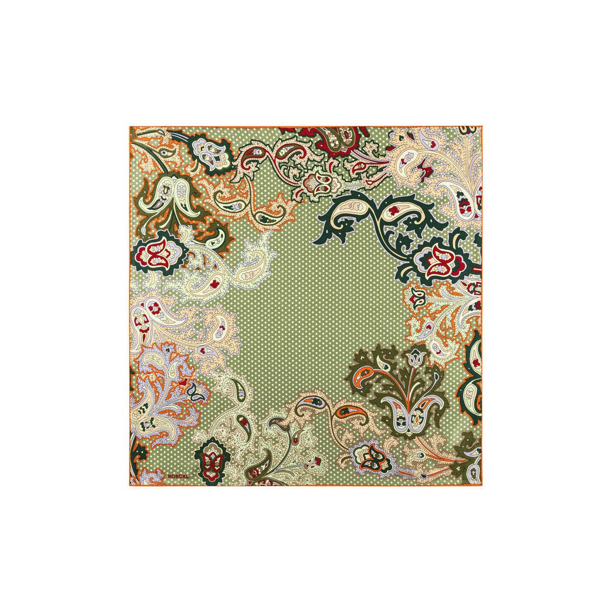 Paisley Illusion 53x53 - bay leaf