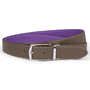 Amie reversible 3cm - violet/moss